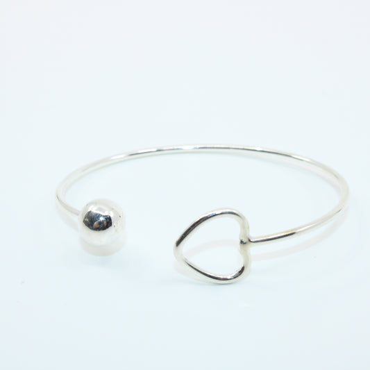 Brățară din Argint Fixa Cu inimioara