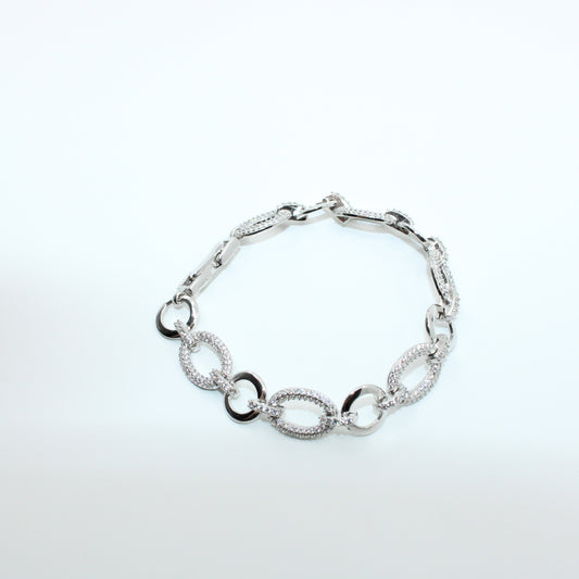 Brățară din Argint In Zale Mixte