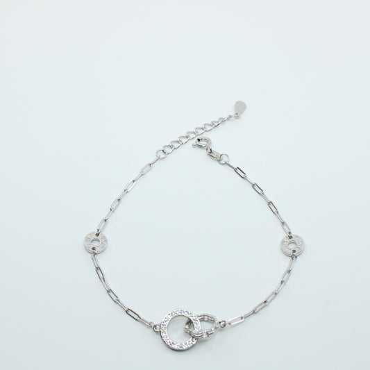 Brățară din Argint Reglabila Cu Cerculete