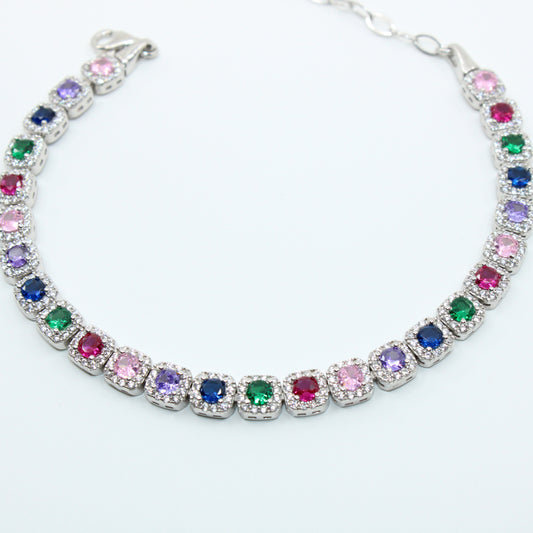 Brățară din Argint Tenis Angelic Multicolor