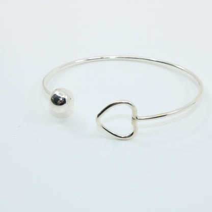 Brățară din Argint Fixa Cu inimioara