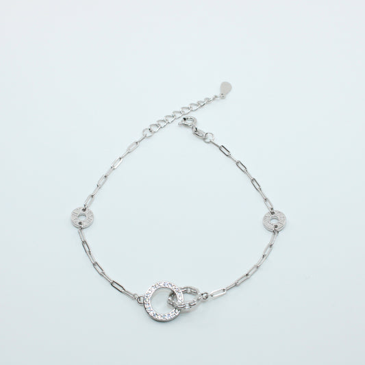 Brățară din Argint Reglabila Cu Cerculete
