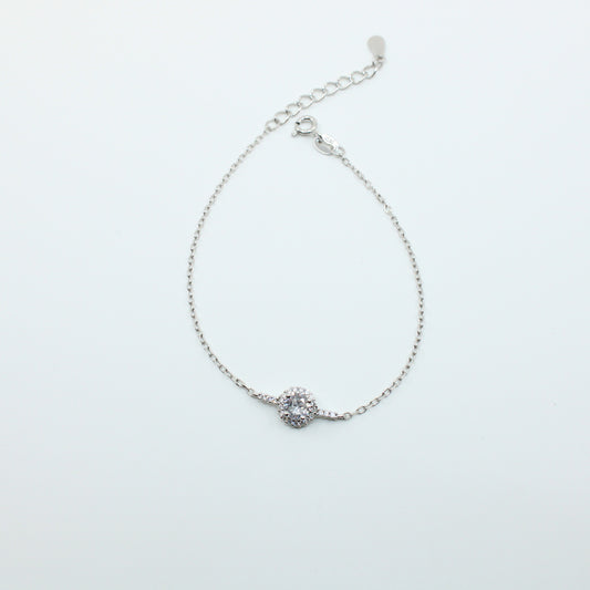 Brățară din Argint Reglabila Cu Cristal