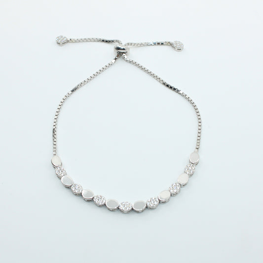 Brățară din Argint Reglabila Cu Cristale