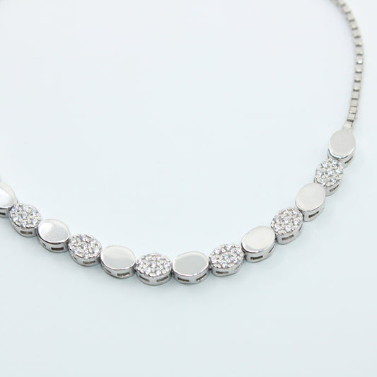 Brățară din Argint Reglabila Cu Cristale