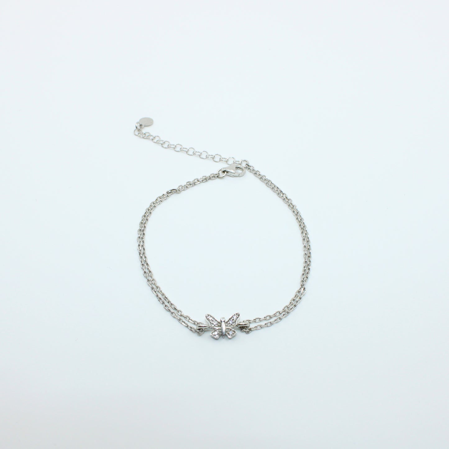 Brățară din Argint Reglabila Cu Fluturas