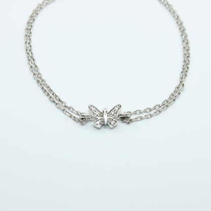 Brățară din Argint Reglabila Cu Fluturas