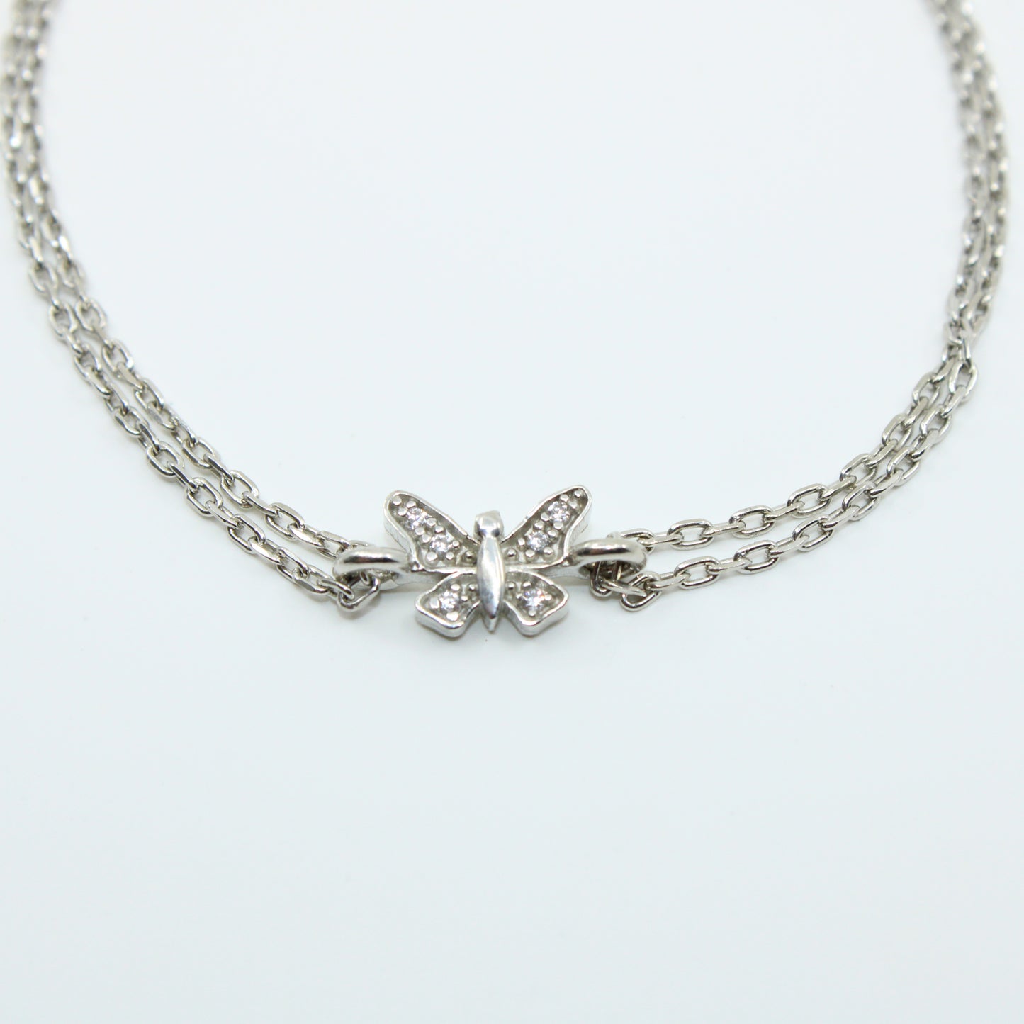 Brățară din Argint Reglabila Cu Fluturas