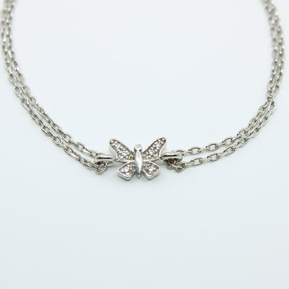 Brățară din Argint Reglabila Cu Fluturas