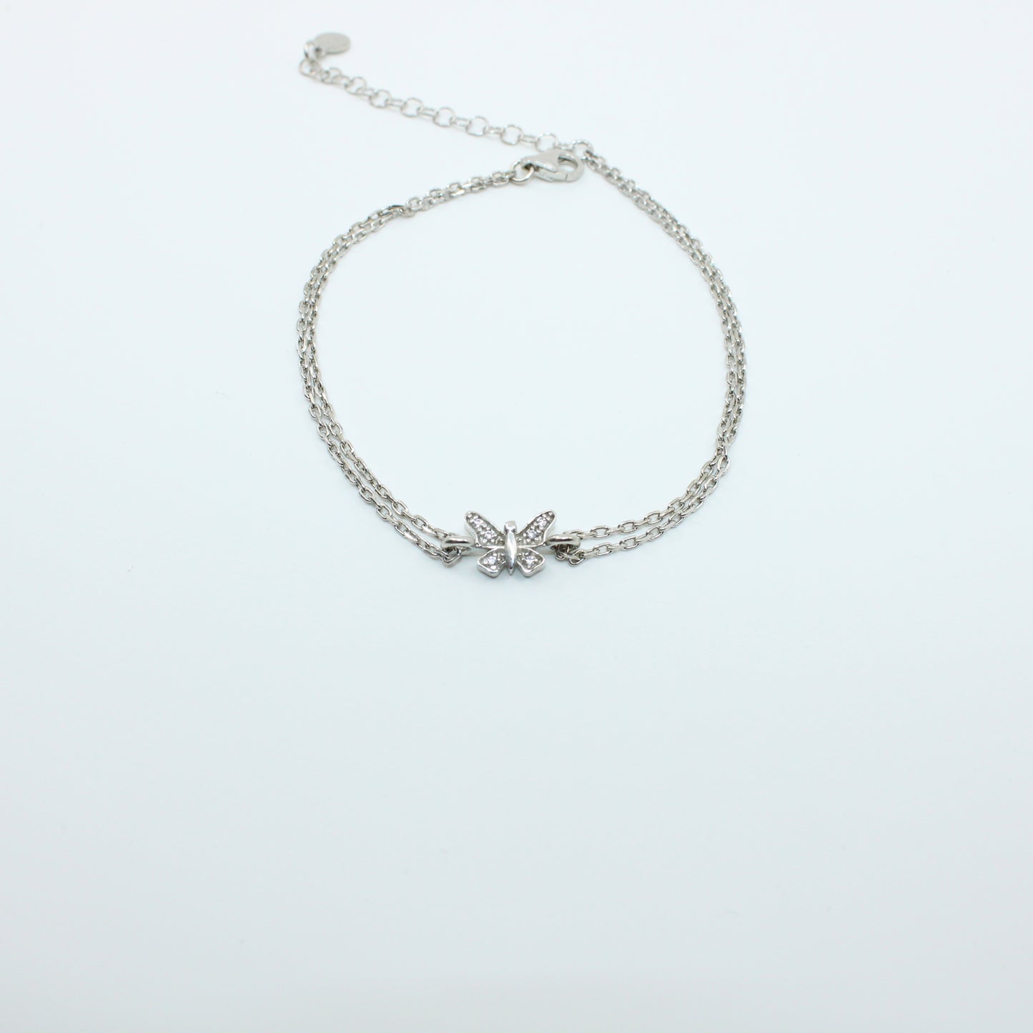Brățară din Argint Reglabila Cu Fluturas