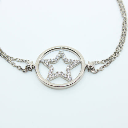 Brățară din Argint Reglabila Cu Stea