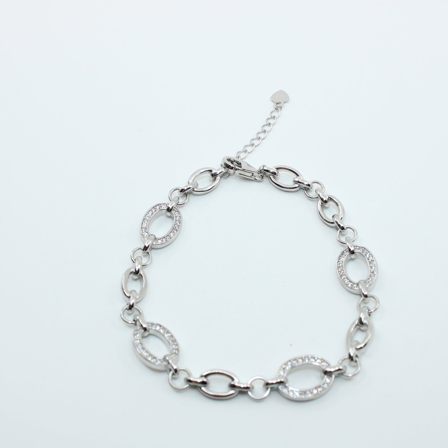 Brățară din Argint Reglabila Zale Mixte