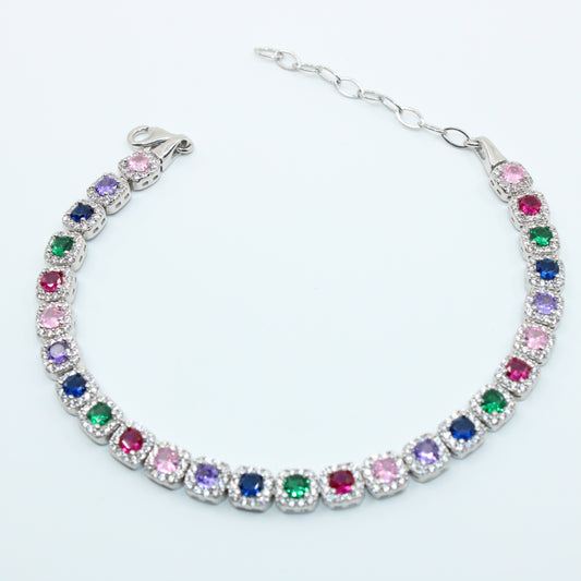 Brățară din Argint Tenis Angelic Multicolor