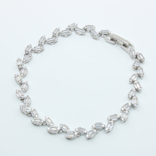 Brățară din Argint Tenis Cristale Romb