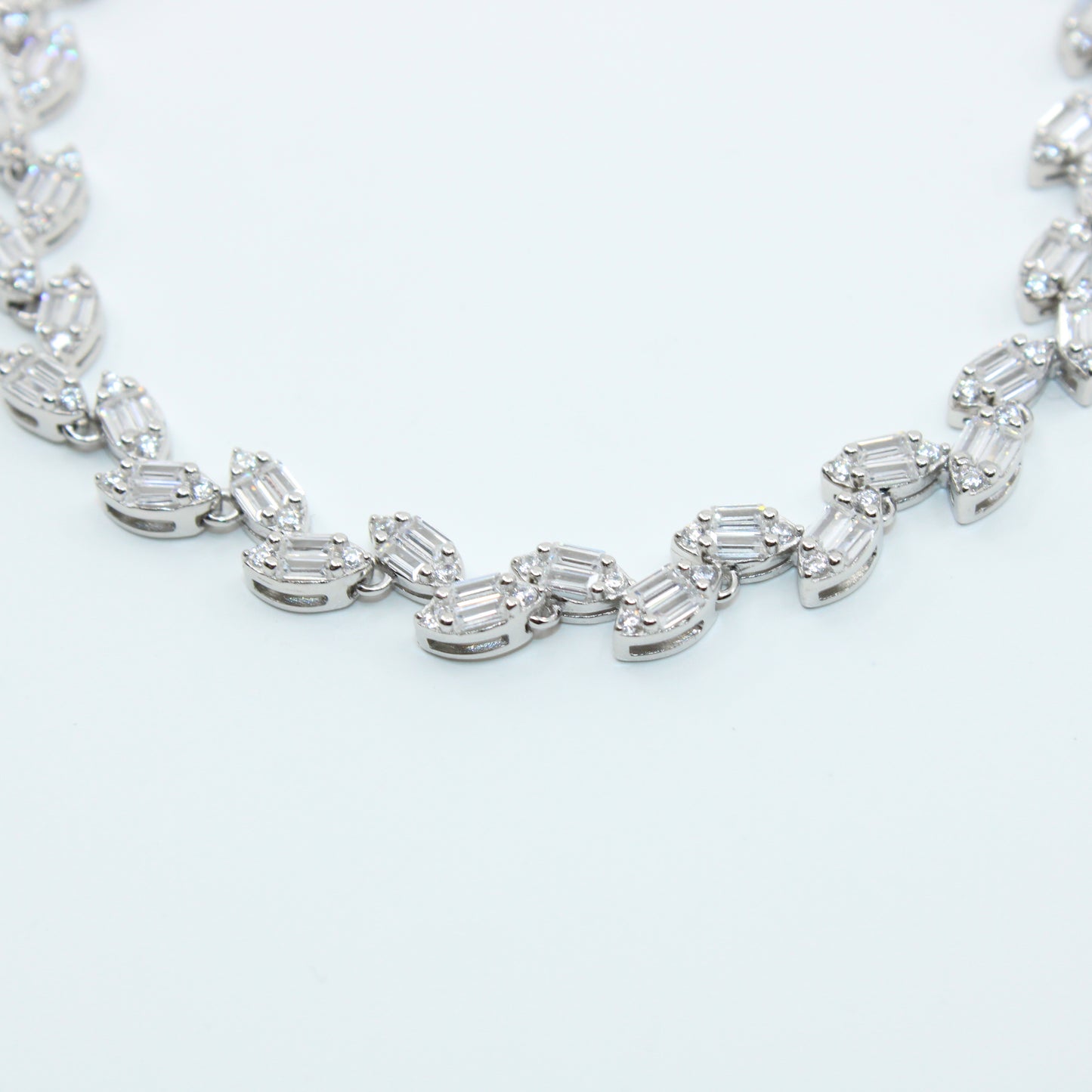 Brățară din Argint Tenis Cristale Romb