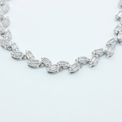 Brățară din Argint Tenis Cristale Romb