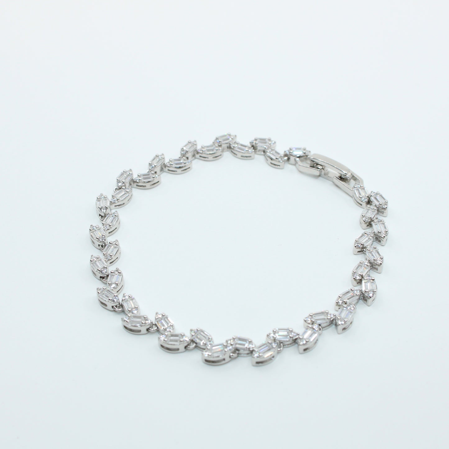 Brățară din Argint Tenis Cristale Romb