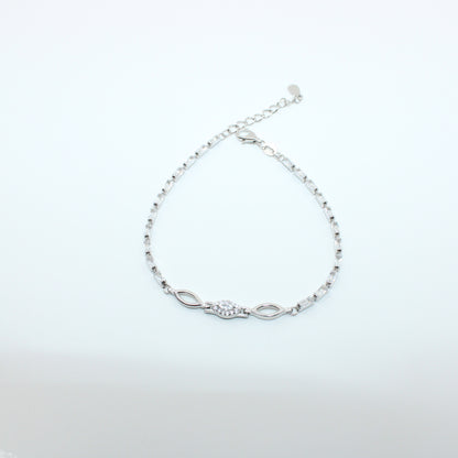 Brățară din Argint Tenis Reglabila Cu Cristal