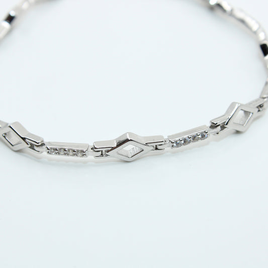 Brățară din Argint Tenis Reglabila In Romb