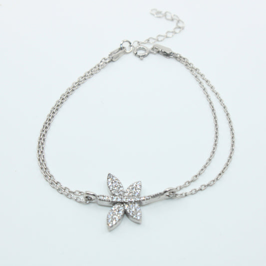 Brățară din argint Libelula