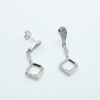 Cercei din Argint Cu Cheita Atarnatori
