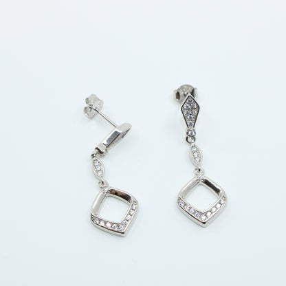 Cercei din Argint Cu Cheita Atarnatori