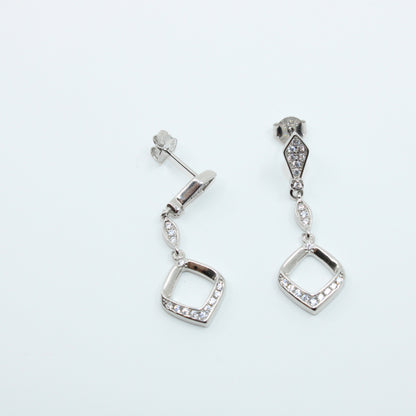 Cercei din Argint Cu Cheita Atarnatori