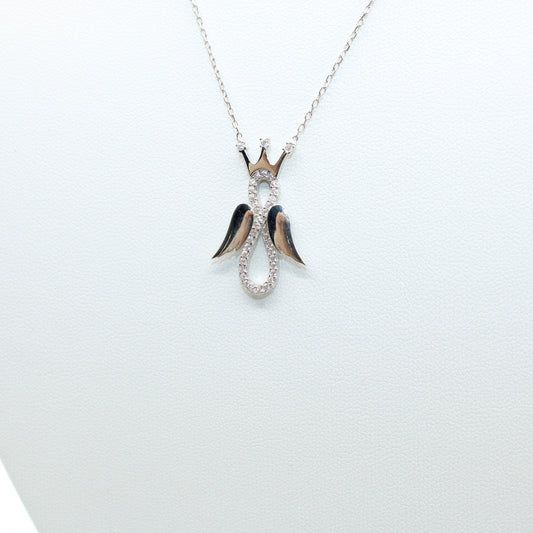 Colier Argint cu Ingeras Infinit