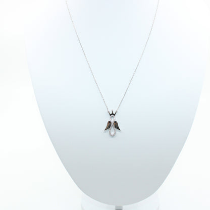 Colier Argint cu Ingeras Infinit