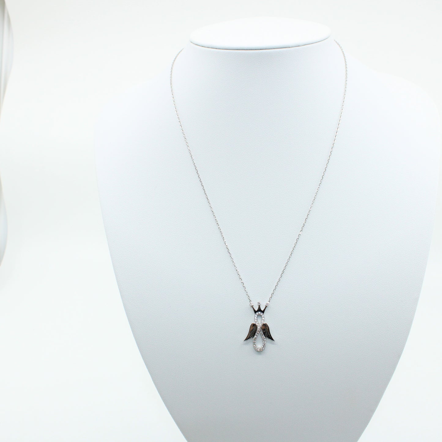 Colier Argint cu Ingeras Infinit