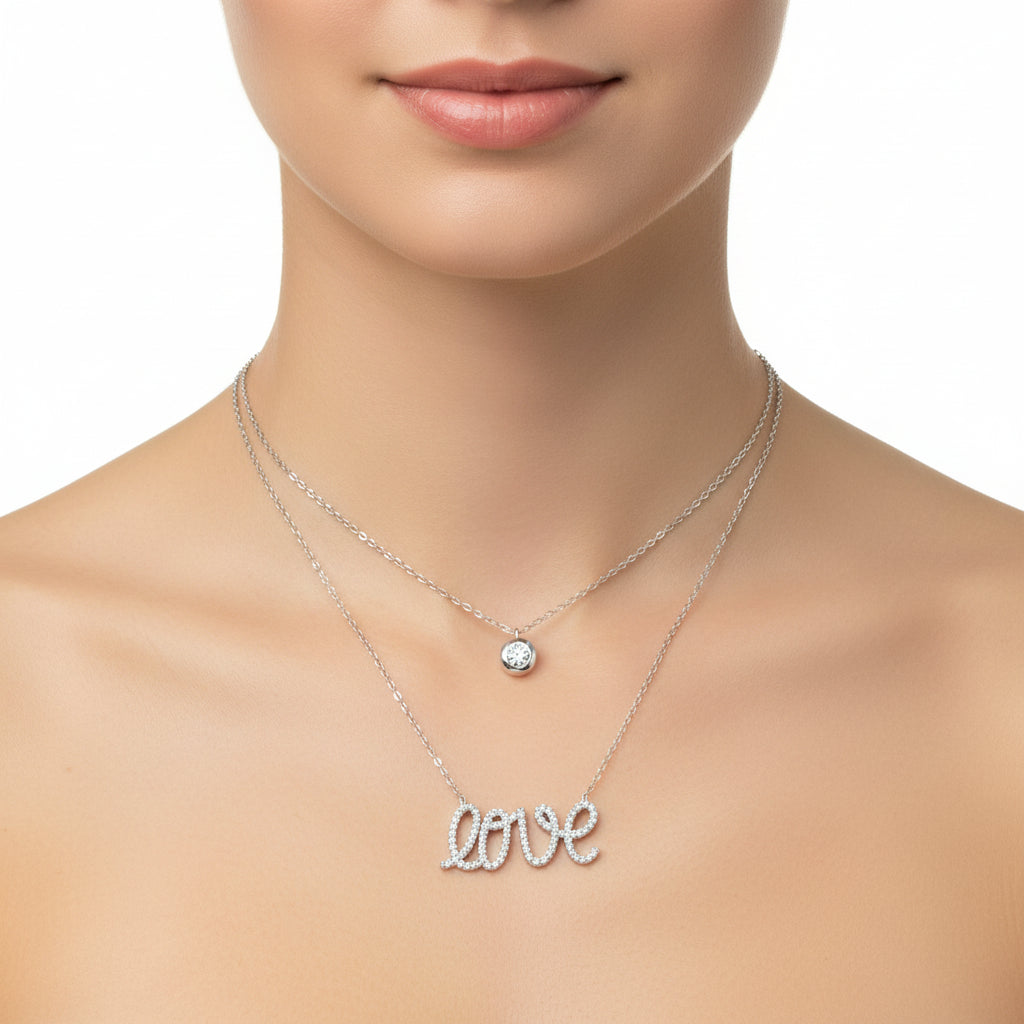 Colier Argint LOVE
