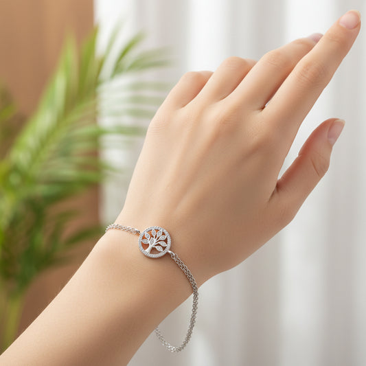 Brățară din argint Copacul Vietii