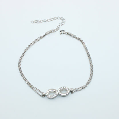Brățară din argint Reglabila Infinit