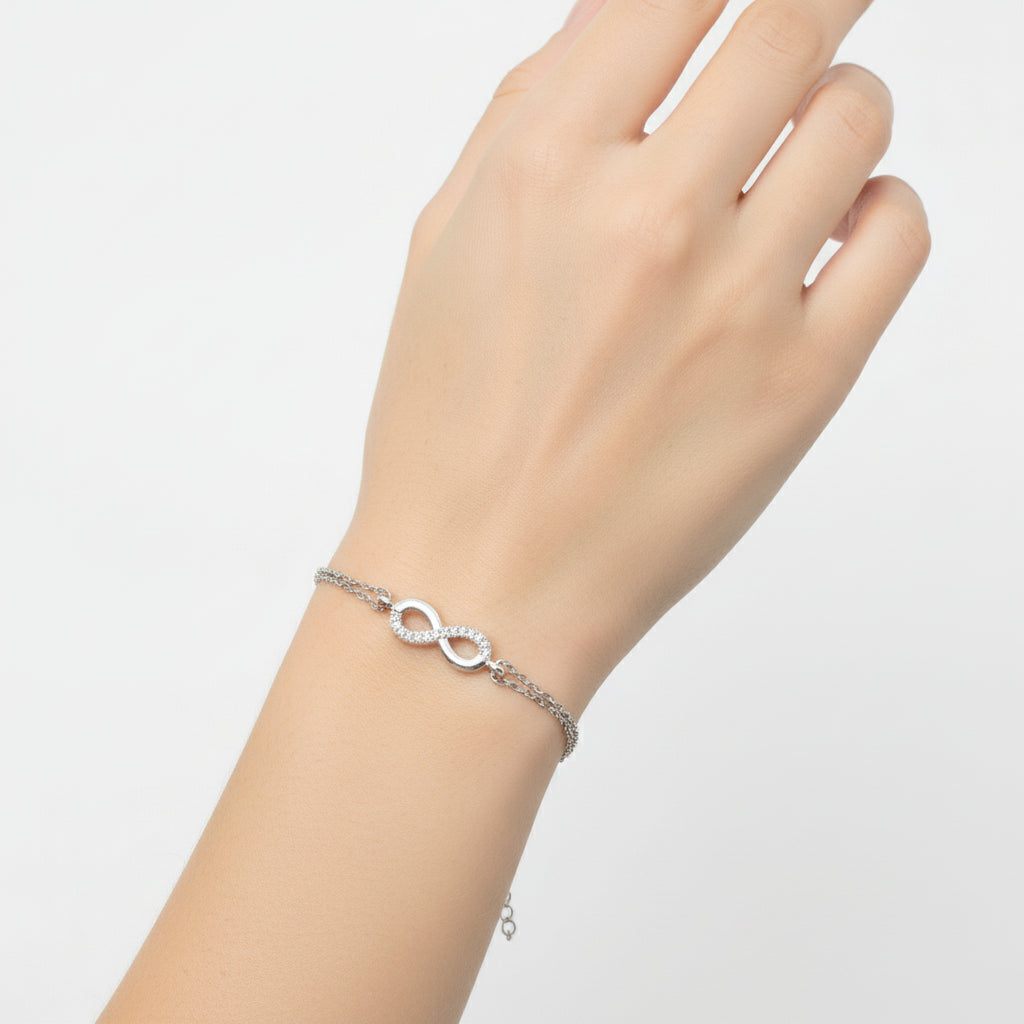 Brățară din argint Reglabila Infinit