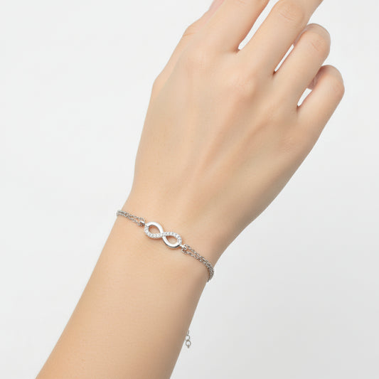 Brățară din argint Reglabila Infinit