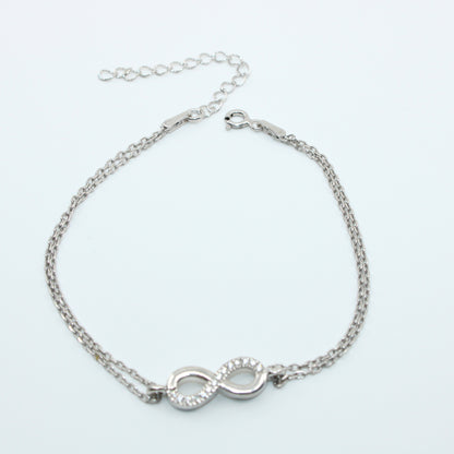 Brățară din argint Reglabila Infinit